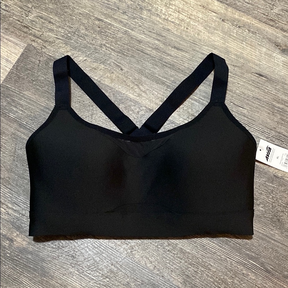 Avía Crisscross Sports Bra with Wide Supportive Band - Picture 1 of 9